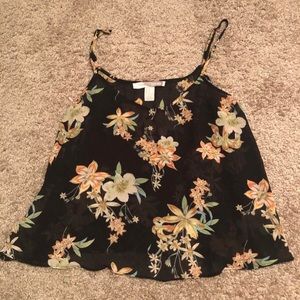Floral sheer top 🌸
